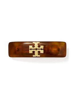tory burch kira怎么选, Tory Burch | Small Kira Logo Barrette商品图片 