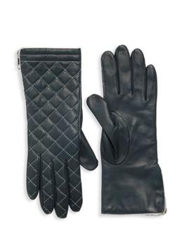 商品Portolano | Quilted Leather Gloves,商家Saks OFF 5TH,价格¥1586图片