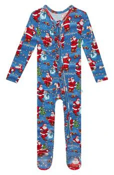 Posh Peanut | Kids' Santa Clause Fitted Ruffle Footie Pajamas,商家Nordstrom Rack,价格¥187