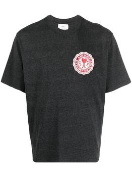 推荐AMI PARIS - Logo Cotton T-shirt商品