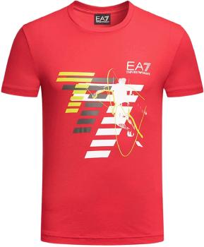 Emporio Armani |  男士红色棉质短袖T恤 3ZPT48-PJM9Z-1451商品图片,独家减免邮费