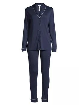 Hanro | Natural Comfort 2-Piece Long Pajama Set 