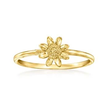 RS Pure | RS Pure by Ross-Simons 14kt Yellow Gold Sunflower Ring,商家Premium Outlets,价格¥1385