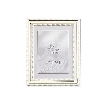 Lawrence Frames | Metal Picture Frame Silver-Plate with Delicate Beading - 4" x 5",商家Macy's,价格¥164