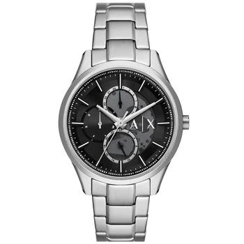 Armani Exchange | Men's Dante Multifunction Silver-Tone Stainless Steel Watch 42mm 