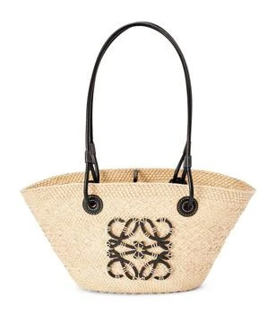 LOEWE x Paula’s Ibiza Small Woven Anagram Basket Bag