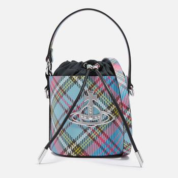 推荐Vivienne Westwood Daisy Tartan-Print Drawstring Bucket Bag商品