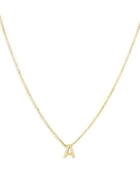 Moon & Meadow | 14K Yellow Gold Initial Pendant Necklace,商家Bloomingdale's,价格¥1310