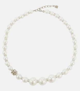 推荐Swarovski®-embellished faux pearl necklace商品