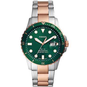 Fossil | Men's FB-01 Sport Two-Tone Bracelet Watch 42mm商品图片,5折