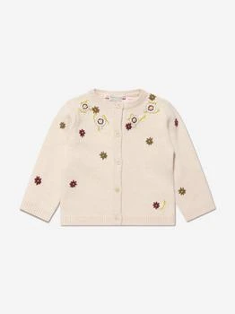 Bonpoint | Baby Girls Telnie Wool Cardigan in Ivory,商家Childsplay Clothing,价格¥809