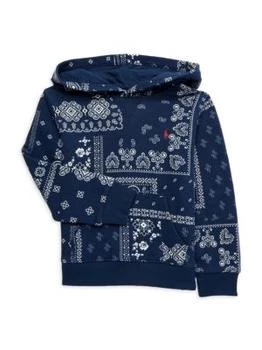 推荐Little Boy's Mixed Print Hoodie商品