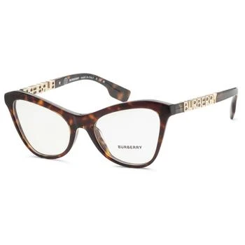 Burberry | Burberry 棕色 Cat-Eye 眼镜,商家Ashford,价格¥644