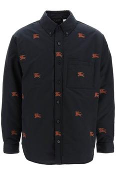 商品Burberry | PADDED SHIRT JACKET WITH EMBROIDERED EQUESTRIAN KNIGHT,商家Coltorti Boutique,价格¥7092图片