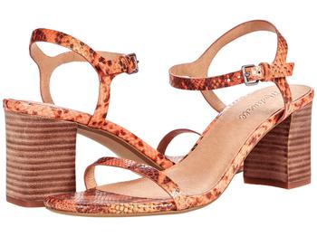 Madewell | Holly Ankle Strap Snake Embossed商品图片,3.2折