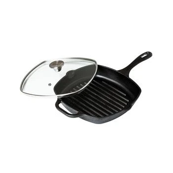 Victoria | Glass Lid with Stainless Steel Knob for 10" Grill Pan,商家Macy's,价格¥158