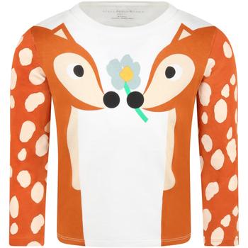 推荐Stella McCartney Kids T-shirt Bianca Per Bambina Con Cerbiatti商品