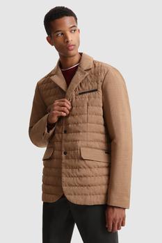 Woolrich | City Blazer in High-Performance Wool Effect Fabric商品图片,