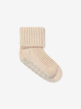 FALKE | Falke Baby Cotton Catspads House Socks in Beige,商家Childsplay Clothing,价格¥69