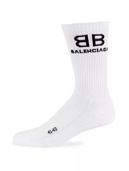 Balenciaga | Logo Tennis Socks,商家Saks Fifth Avenue,价格¥421