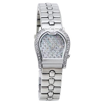 推荐Aigner Mother of Pearl Stainless Steel Diamond Ravenna A02200 Women's Wristwatch 24 mm商品