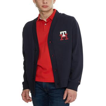Tommy Hilfiger | Men's Essential Monogram Cardigan Sweater商品图片,8.5折, 独家减免邮费