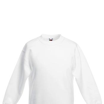 推荐Fruit Of The Loom Kids Big Girls Classic 80/20 Set-In Sweatshirt (Pack of 2) (White)商品