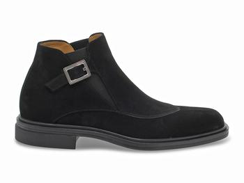 推荐Cesare Paciotti Men's  Black Other Materials Ankle Boots商品