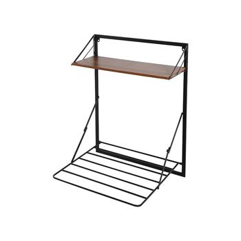 商品Honey Can Do | Collapsible Wall Mounted Clothes Drying Rack with Shelf,商家Macy's,价格¥724图片
