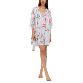 Flora Nikrooz, Flora Nikrooz | Nari Charmeuse Chemise & Robe Travel Set商品图片 5折×额外7折, 额外七折