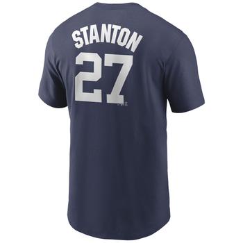 NIKE | Men's Giancarlo Stanton New York Yankees Name and Number Player T-Shirt商品图片,独家减免邮费