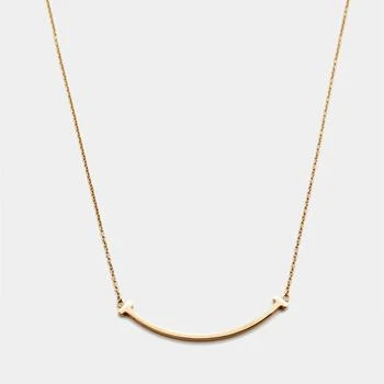推荐Tiffany & Co. T Smile 18k Rose Gold Small Model Necklace商品