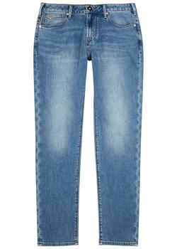 推荐J06 blue slim-leg jeans商品