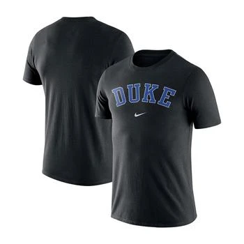 NIKE | Men's Black Duke Blue Devils Essential Wordmark T-shirt 