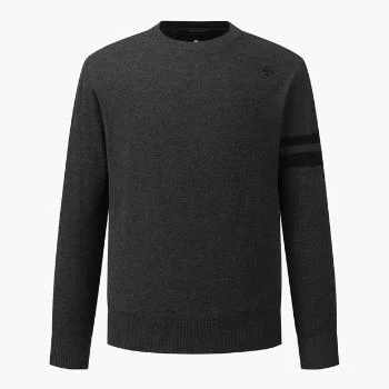 DESCENTE | 高尔夫系列男士条纹防风针织外套适合户外活动 DO42MFKPOA-CHAG,商家Brilliant Fashion,价格¥1270