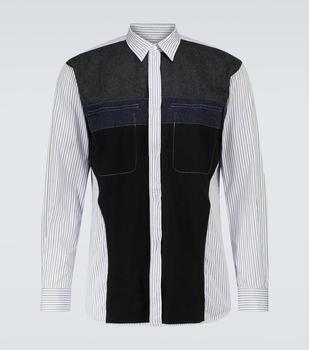 推荐Deconstructed cotton and wool shirt商品