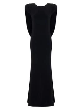 Zhivago | Takin It All Draped-Back Gown,商家Saks Fifth Avenue,价格¥4501