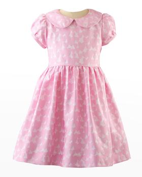 推荐Girl's Heart-Print Dress, Size 3T-10商品