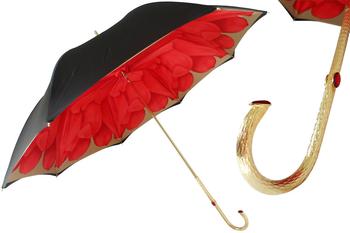 商品PASOTTI | Pasotti 葩莎帝 黑色伞面红色花纹内饰 意式手工伞,商家Unineed,价格¥1470图片