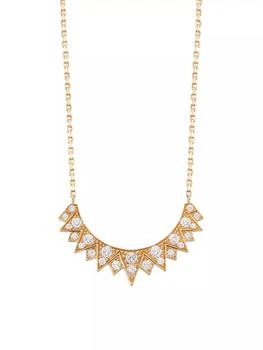推荐Sunlight 18K Rose Gold & Diamond Pendant Necklace商品