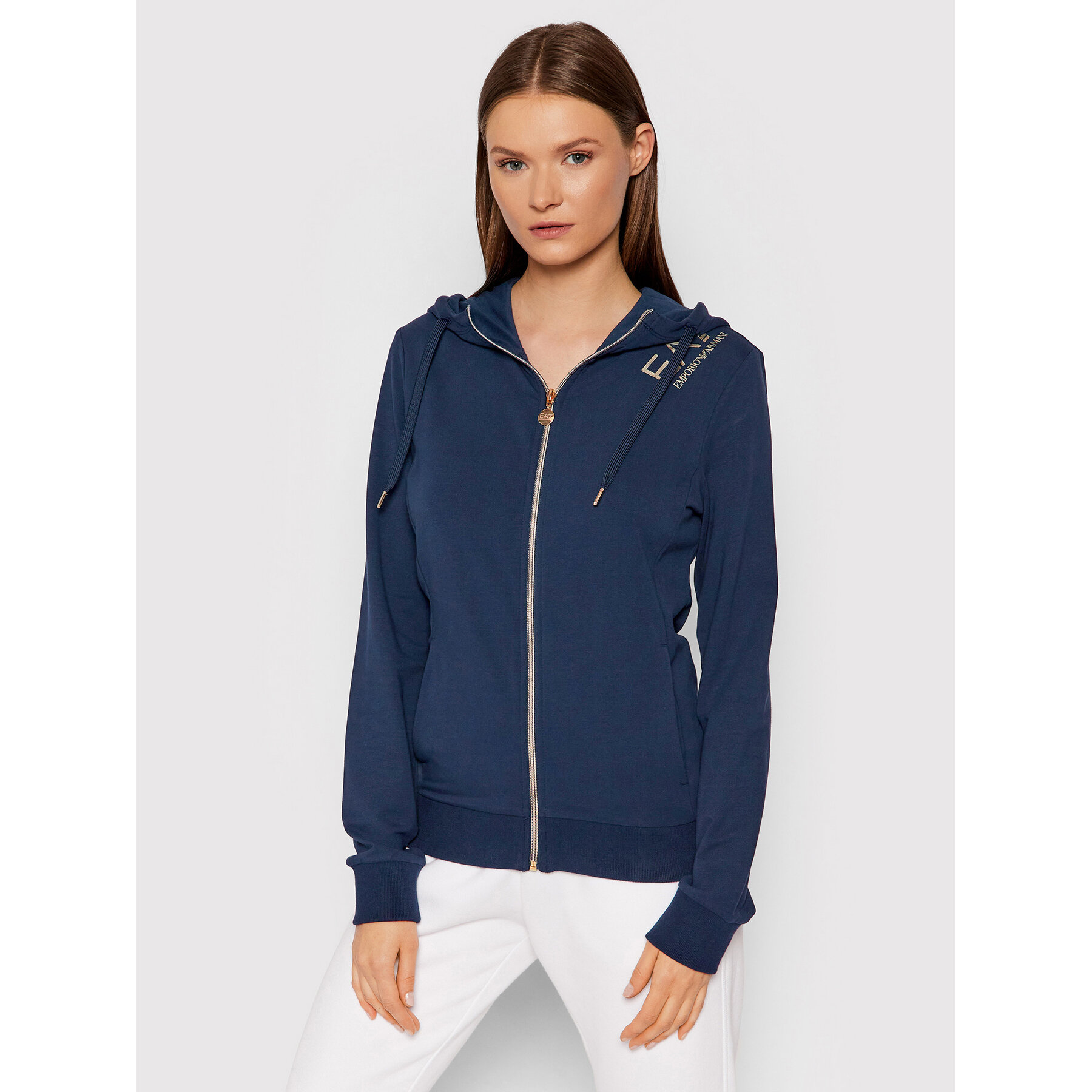 商品Emporio Armani | EMPORIO ARMANI 女士海军蓝色运动套装 6KTM06-TJCQZ-1554,商家Beyond Italylux,价格¥659图片