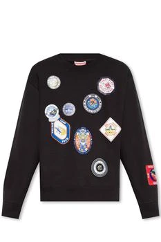 Kenzo | Kenzo Patch Detailed Crewneck Sweatshirt 5.7折