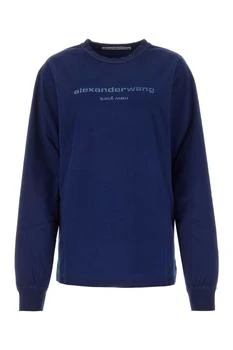 推荐Blue Cotton Oversize T-shirt商品