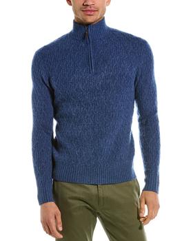 商品Qi Cashmere | Qi Cashmere Cable Knit Cashmere Mock Sweater,商家Premium Outlets,价格¥1230图片