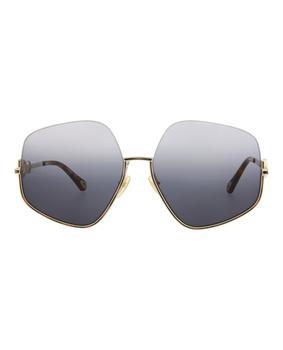 Chloé | Chloe Square-Frame Metal Sunglasses商品图片,2.9折
