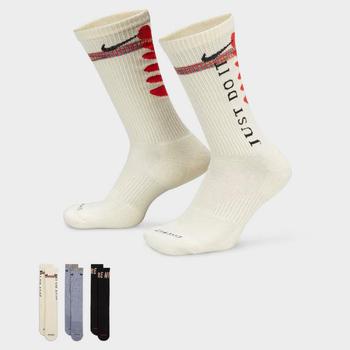 推荐Nike Everyday Plus Cushioned Reflective Crew Socks (3-Pack)商品
