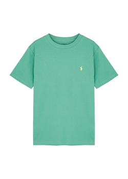 推荐KIDS Green logo cotton T-shirt商品