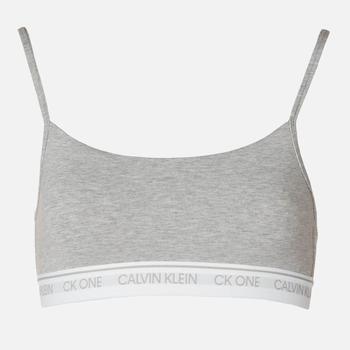 商品Calvin Klein | Calvin Klein Women's Unlined Bralette - Grey Heather,商家The Hut,价格¥186图片