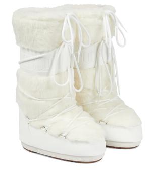 推荐Icon faux fur-trimmed snow boots商品