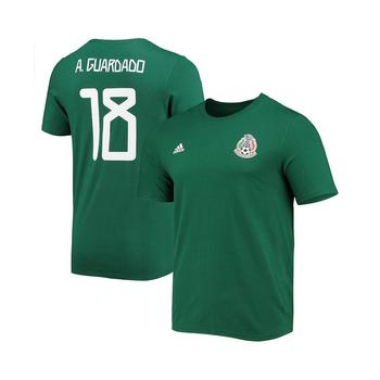 亚历山大王联名阿迪达斯, Adidas | Men's Andres Guardado Green Mexico National Team Amplifier Name and Number T-shirt商品图片 